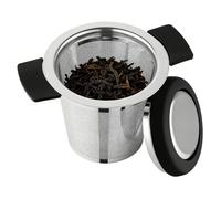 304 Stainless Steel Tea Infuser Filter For Loose Leaf | 4x2.8x1.8 Inch Fine Mesh Strainer | Reusable Heavy Duty Rustproof Brewing Basket | Tea Cup Pot Steeping Accessory