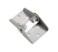 304 Stainless Steel Torque Damping Hinge for Mechanical Equipment Cabinet Door with Arbitrary Stop Position 1Pcs(Sky Blue)