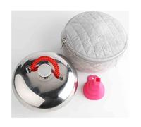 304 Stainless Steel Warmer Kettle with Cover And Funnel, Hot Water-Filled Hand Warmers, Glossy Seamless Hand Warmer Bag, Shoulder Hand Feet Back Hot Warming Comforter(1.5L)