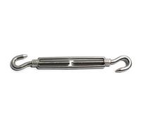 304 Stainless Steel Wire Tensioner Turnbuckle | Size M4, M5, M6, M8, M10 Usage: Garden Trellis, Brick Wall, Shade Net, Tarpaulin Tensioning(CC type,M10)