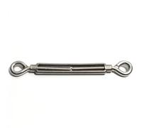 304 Stainless Steel Wire Tensioner Turnbuckle | Size M4, M5, M6, M8, M10 Usage: Garden Trellis, Brick Wall, Shade Net, Tarpaulin Tensioning(OO type,M4)