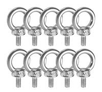 304 Tornillo de ojo de elevación de acero inoxidable con tuerca de ojo, tuerca de ojo, forma de anillo, tornillo de anillo macho para levantamiento de vida y varios equipos de elevación de ingeniería