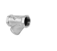 304Stainless Steel Y-Shaped Filter DN50 Internal Thread Pipeline Mesh Thread 316L Filter Screen Valve 6/4 Minutes 1 inch(DN50,316)