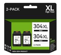 304XL Cartucho de Tinta Negro Compatible con HP 304 XL para Envy 5010 5020 5030 5032 Deskjet 2620 2630 2632 2633 3700 3720 3730 3750 3760 3762 Impresora