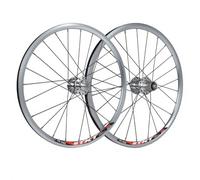 305/349/406/451 Rueda Delantera/Trasera para Bicicleta Plegable Freno De Disco 16/20'' Juego De Ruedas BMX Liberación Rápida 100/135mm Bujes 24H para 8-11 Velocidades(349 Silver)