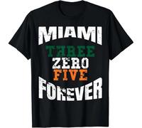305 Area Code Three Zero Five - Miami Girls Gift Unisex T-Shirt Black XXL