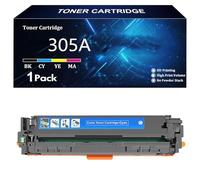 305A Cartucho de Tóner de Repuesto para HP 305A CE410A CE411A CE413A CE412A para HP LaserJet Enterprise 300 Color M351 MFP M375nw 400 Color M451nw M451dn M451dw M475dn M475dw,C-1 Pack