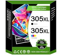 305XL 305 XL Patronen Schwarz und Farbe Ersatz für HP 305 druckerpatronen 305XL Set für kompatibel mit HP DeskJet 2800e 2810e 2820e 2700 2710e 2720e Plus 4120 4110 für HP 6000 6020e 6032e 6420e 6432e