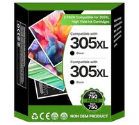 305XL Negro Cartuchos de Impresora de Repuesto para HP 305 XL Cartuchos para HP 305 Negro para HP DeskJet 2700 2710 2720 2722 DeskJet Plus 4110 4120 4130 Envy 6000 6010 6020 6032 Envy Pro 64000 6420.
