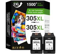305XL Negro para Cartucho Tinta HP 305 para DeskJet 2720 2700 2721 2820 2800 2821 2723 2822 Envy 6022 DeskJet Plus 4120 4200 4100