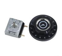 306090120min Interruptor temporizador de cocina para hornos AC250V 16A con dial fácil de usar y señal de campana (120 minutos)