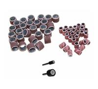 307 Piezas Juego de Anillos de Lija, Pulido y Lijado | Papel de Esmeril, Fácil Recambio, para Madera y Bordes, Taller y Bricolaje, Suministro Abundante