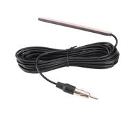 [' 309 Antena de Radio FM Universal para automóvil Soporte para Parabrisas con Cable de 5 Metros Antena de Parche compacta para Parabrisas Delantero o Trasero', ' 309 Antena de
