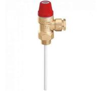 Caleffi Válvula de alivio de temperatura y presión 309430 1/2" M x Ø15 3 bar