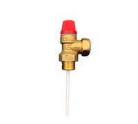 309570 Válvula de seguridad de temperatura de presión 3/4"M x Ø 22 7 bar CALEFFI