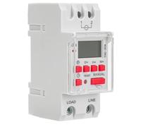 30A 15A 220V LCD Digital semanal 7 días temporizador Digital programable interruptor tiempo relé temporizadores controlador de carril Din(THC-15A 220V)
