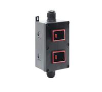 30A IP65 impermeable sellado al aire libre barco interruptor basculante marino caja LED for exteriores y cable en línea 12-24V 220V encendido apagado