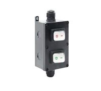 30A IP65 impermeable sellado al aire libre barco interruptor basculante marino caja LED for exteriores y cable en línea 12-24V 220V encendido apagado