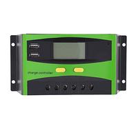 30A PWM Solar Regulator | 12V / 24V Auto LCD Display for Solar Panels / Home Systems / Street Lights | IP32 Weather Protected, - 20°C to 55°C Function