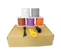 30awg 28awg 26awg 24awg 22awg 20awg 18 16awg Copper Cable Kit(5 Color Kit B; 28 AWG 50m x5roll)