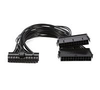 30cm 24Pin Mining Dual PSU Adapter,ATX Power Supply Cable Connector for Mining 30cm 20 4pin