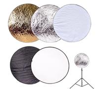 30cm 5-in-1 Photography Reflector - Foldable Studio Light Diffuser