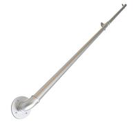 30cm-600cm Pasamanos for Escaleras - Kit completo, cubierta Escaleras al aire libre barandilla pasamanos for minusválidos de edad avanzada Soporte de pared for niños Vara, Plata ( Size : 8ft/240cm )