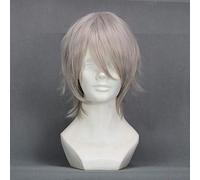 30cm Inu X Boku Ss Miketsukami Soushi Cosplay pelucas gris corto resistente al calor fibra peluca de pelo + gorro de peluca