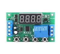 30g/1.1oz YYC-2S Pantalla LED Módulo de interruptor de control de automatización de relé de temporizador ajustable con material plástico, 24 funciones comunes y bajo consumo de energía(24V)
