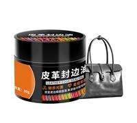 30g Leather Edge Oil & Black Leather Edge Finishing Oil | Repairs Wear, Peeling, and Fading for Bags, Shoes, Jackets, and Sofas | Professional LeathèrRecoloring Balm & Edgè Paint for All Lèather Goods