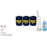 30L mannol aceite motor Diesel Turbo 5W-40 Incl. Aceite + Limpiador