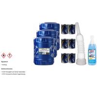 30L MANNOL Aceite Motor Motocicleta 7830 4-Tiempos HD API SL Aditivo Manguera