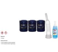 30L mannol aceite motor Universal 15W-40 Api Sn / CH-4 Incl. Tubo + Limpiador