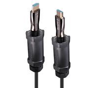Lindy cable blindado hdmi 8k60 híbrido de fibra óptica de 30 m