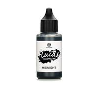 30ml Fluids Alcohol Ink MIDNIGHT, Tinta al alcohol para Fluid Art y Resin Art, resina epoxi, negro