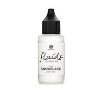 30ml Fluids Alcohol Ink SNOWFLAKE, Tinta al alcohol para Fluid Art y Resin Art, blanco, white, blanco
