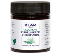 30ml KLAR Desodorante en crema Pino suizo y romero