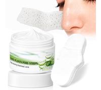 30ml Mascarilla Facial Peel Off para Puntos Negros con 60 Tiras Nasales, Eliminador de Cabeza Negra y Espinillas, Mascarilla Exfoliante de Limpieza Profunda para Todo Tipo de Piel