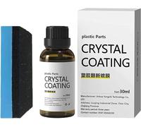 30ML Plastic Parts Crystal Coating,Crystal Coating Plastic Parts,Crystal Coating for Car,Easy to Use Car Refresher,Great Gloss Protection - Long Duration Plastic Parts Refresher Agent (1Pcs)
