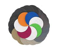 30pcs 150mm / 6" Pulgadas Grano 1000/1500/2000/3000/5000/7000 Discos de lijado en seco de agua Gancho de bucle Papel de lija Hoja de arena de disco de papel de lija redonda