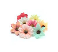 30pcs 6cm Artificial Flower Home Party Decoration Scrapbooking Accessories Wreath Diy Head Craft Fake Flowers