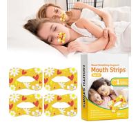 30PCS Cinta Bucal para Dormir Antirronquidos, Tiras Bucales Anti Ronquidos para Dormir, Mouth Tape Mejora la Calidad del Sueño, Reduce la Respiración por la Boca, Niños y Adultos Fase 1