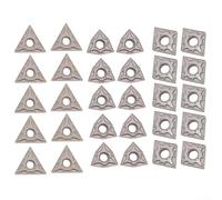 30PCS CNMG432 WNMG432 TNMG332 Insertos de carburo indexables para técnicas de corte avanzadas en torneado CNC
