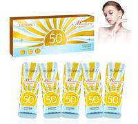 30PCS Crema Solar Viaje, Miniprotector Solar en Tamaño de Viaje, SPF 50+ Mini Cremas Solares, Antiedad, Resistente al Agua, Protector Solar Viaje, Crema Solar Facial, Formato Viaje