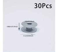 30pcs de Aluminio Premium 55623A, de Hilo, Accesorios para Máquinas de Coser - Duraderas, Compatibles con Brother, Juki y Más Máquinas de Costura Industrial para Artesanías de Costura de Aguja Única