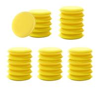 30PCS Esponja de Pulido Almohadilla de Pulido Esponja de Cera de Poliuretano Esponjas de Cera para Autos Almohadilla Aplicadora de Espuma Almohadillas Aplicadoras de Limpieza Suave para Llantas de.
