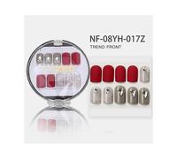 30pcs Full Rhinestone Nail Patch Sweet Style Removable Short Paragraph Fashion