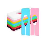 30Pcs Hollow Groove Design Closet Separators for Wardrobe Management in Assorted Color