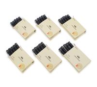 30pcs JINHAO Ink Cartridges Fountain Pen Refills for JINHAO and Baoer Pen Standard Size(Black)