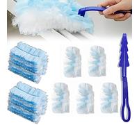 30pcs Juego de Plumero Esponjoso, Recambios de Plumeros Desechables, Plumero Manual de Microfibra,Recambios Desechables con Asa,Compatible con Plumeros Swiffer,Cepillos de Limpieza para El Hogar